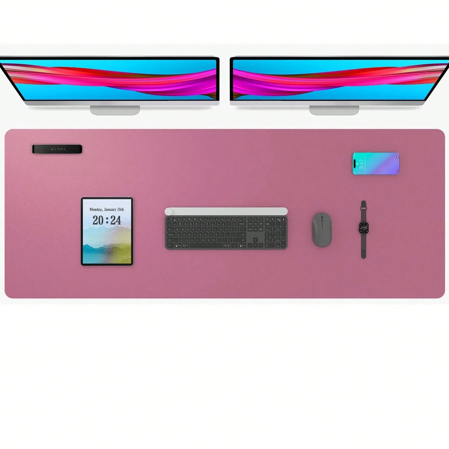 Super Large Pink Desk Pad