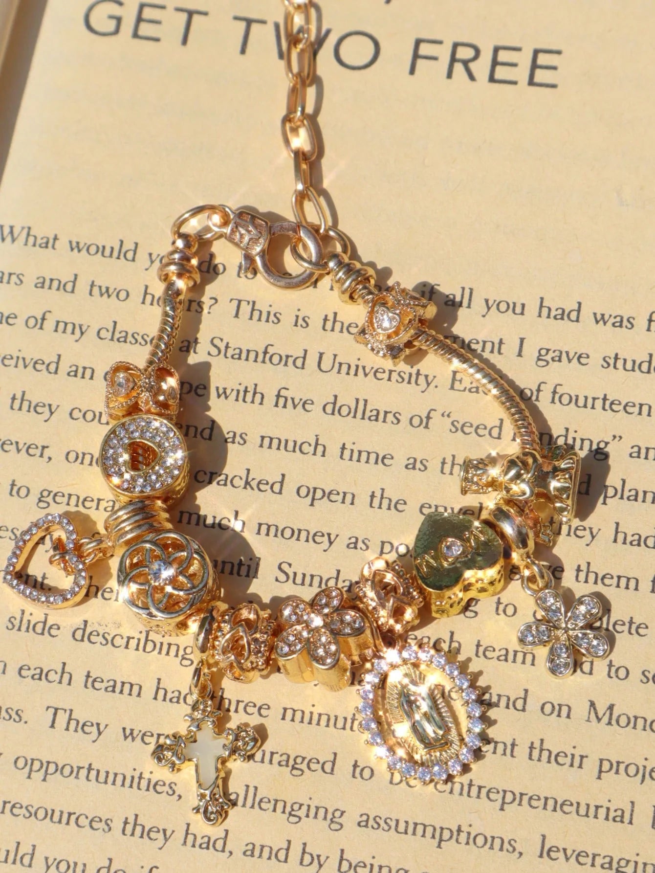 Women’s Charm Bracelet Set 4pcs