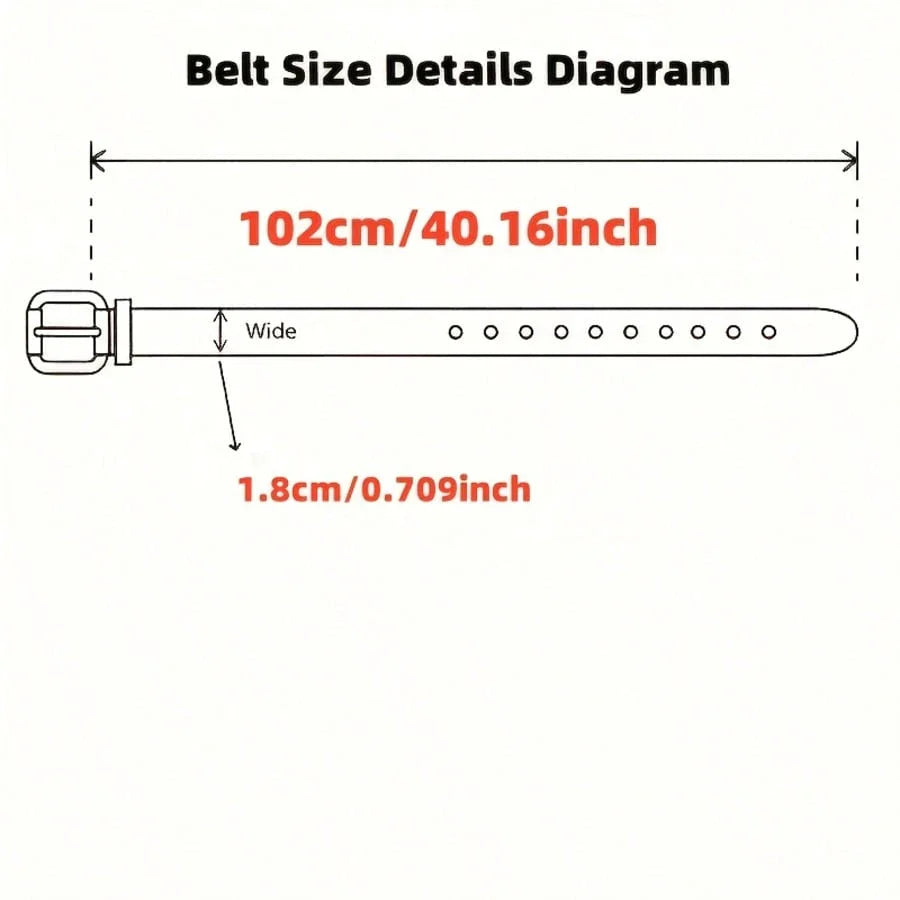 Elegant U-Shaped Alloy Belt