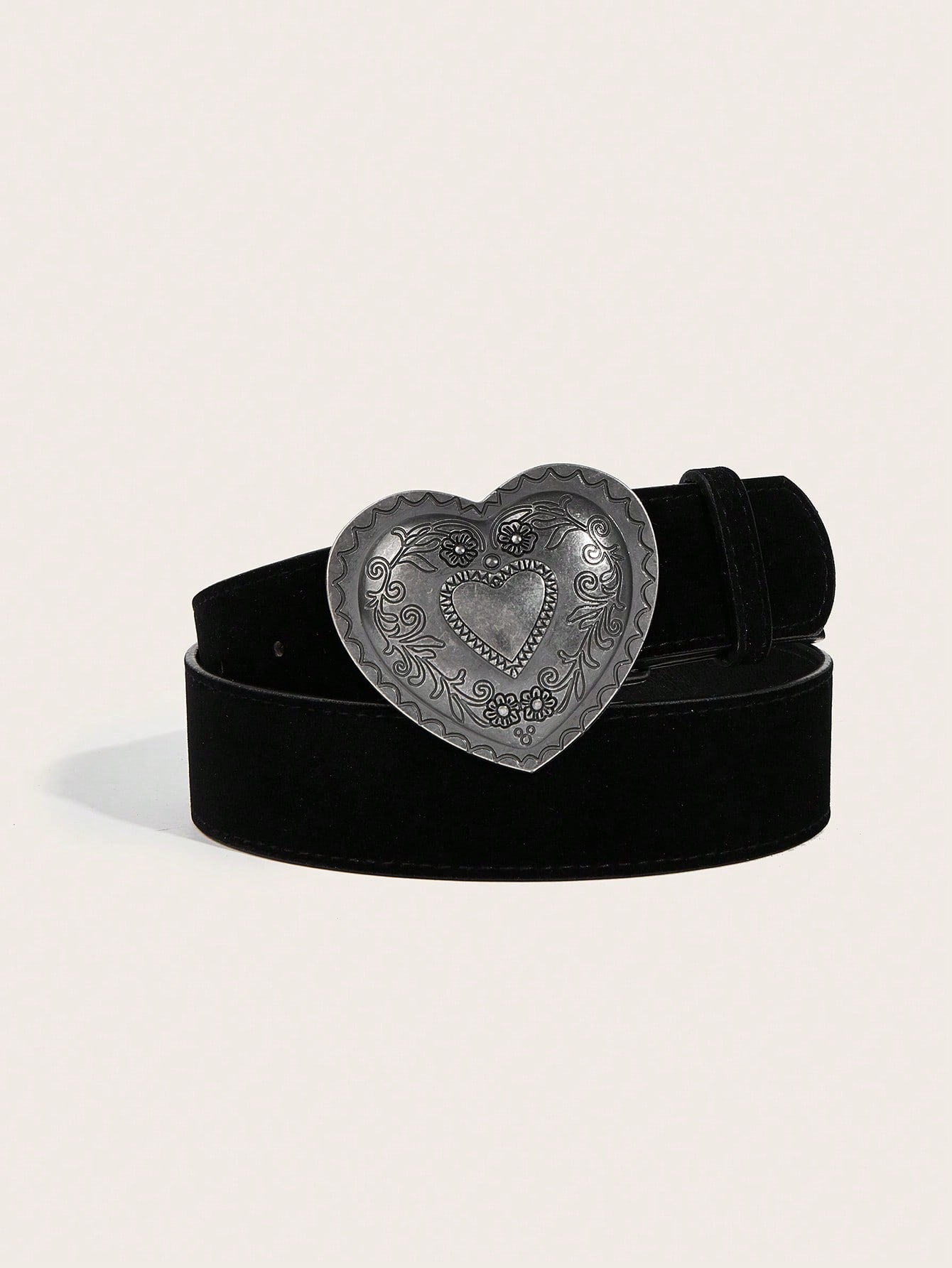 Vintage Printed PU Leather Belt