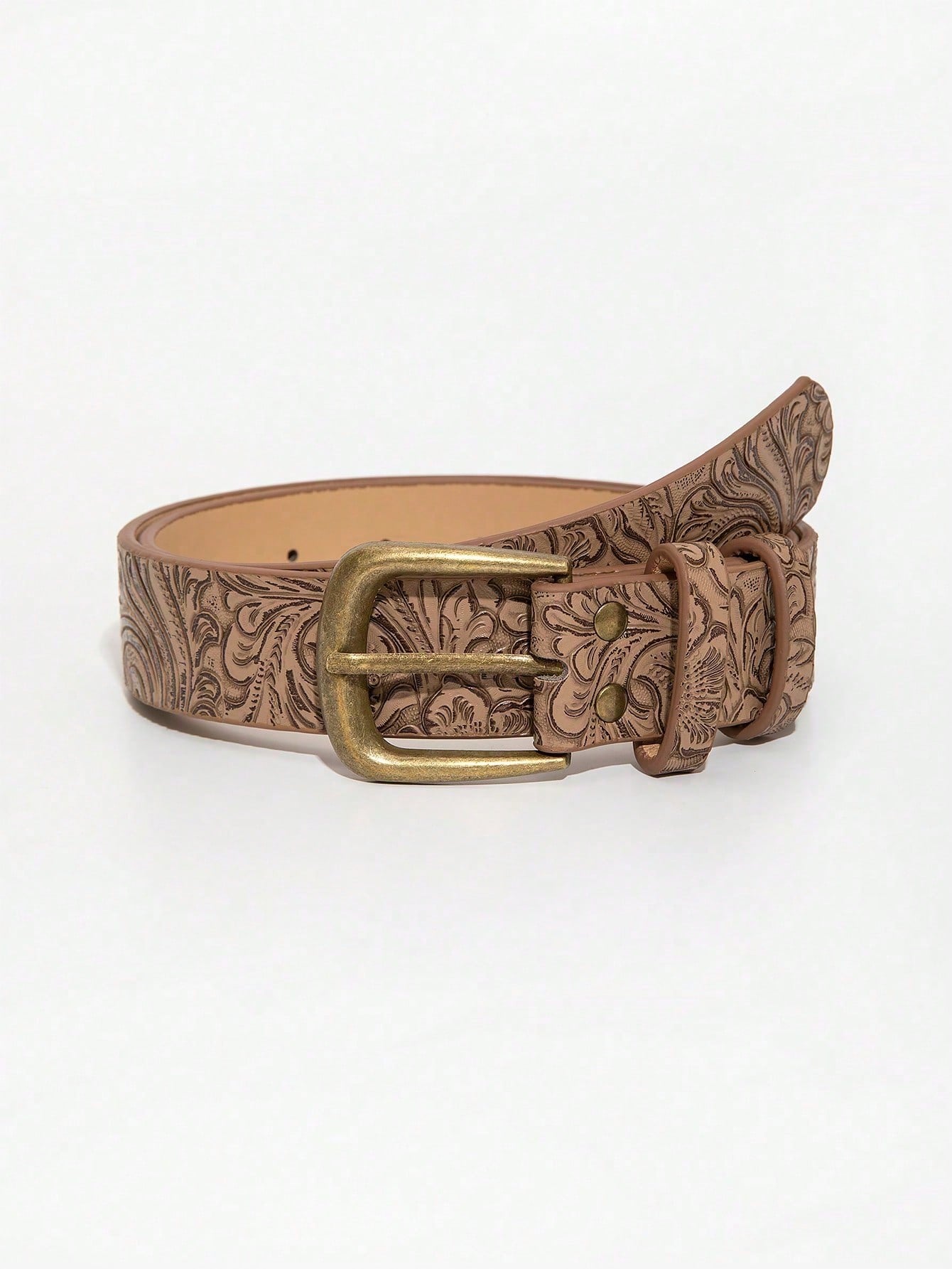 Vintage Square Buckle Belt