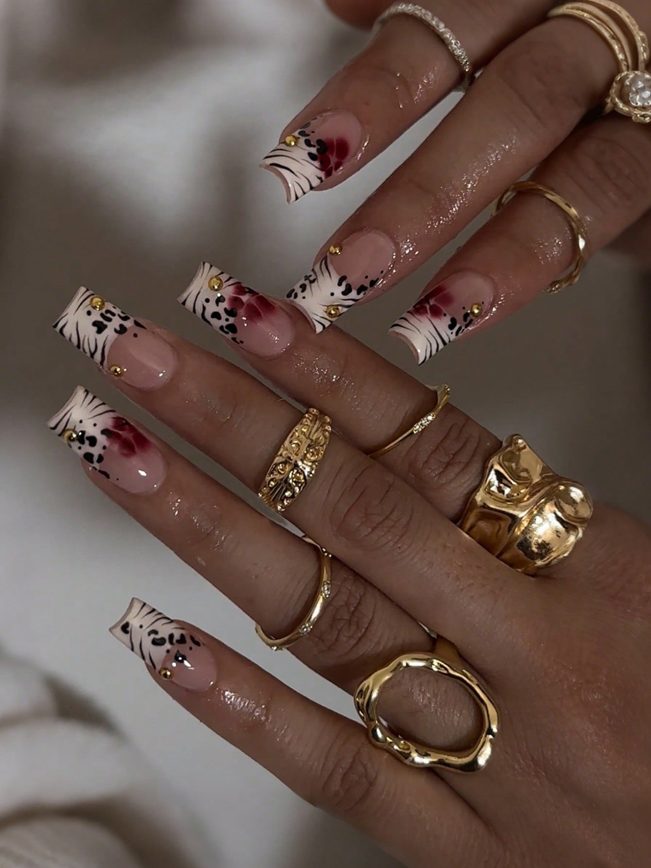 24pcs Luxury 3D Nail Stickers