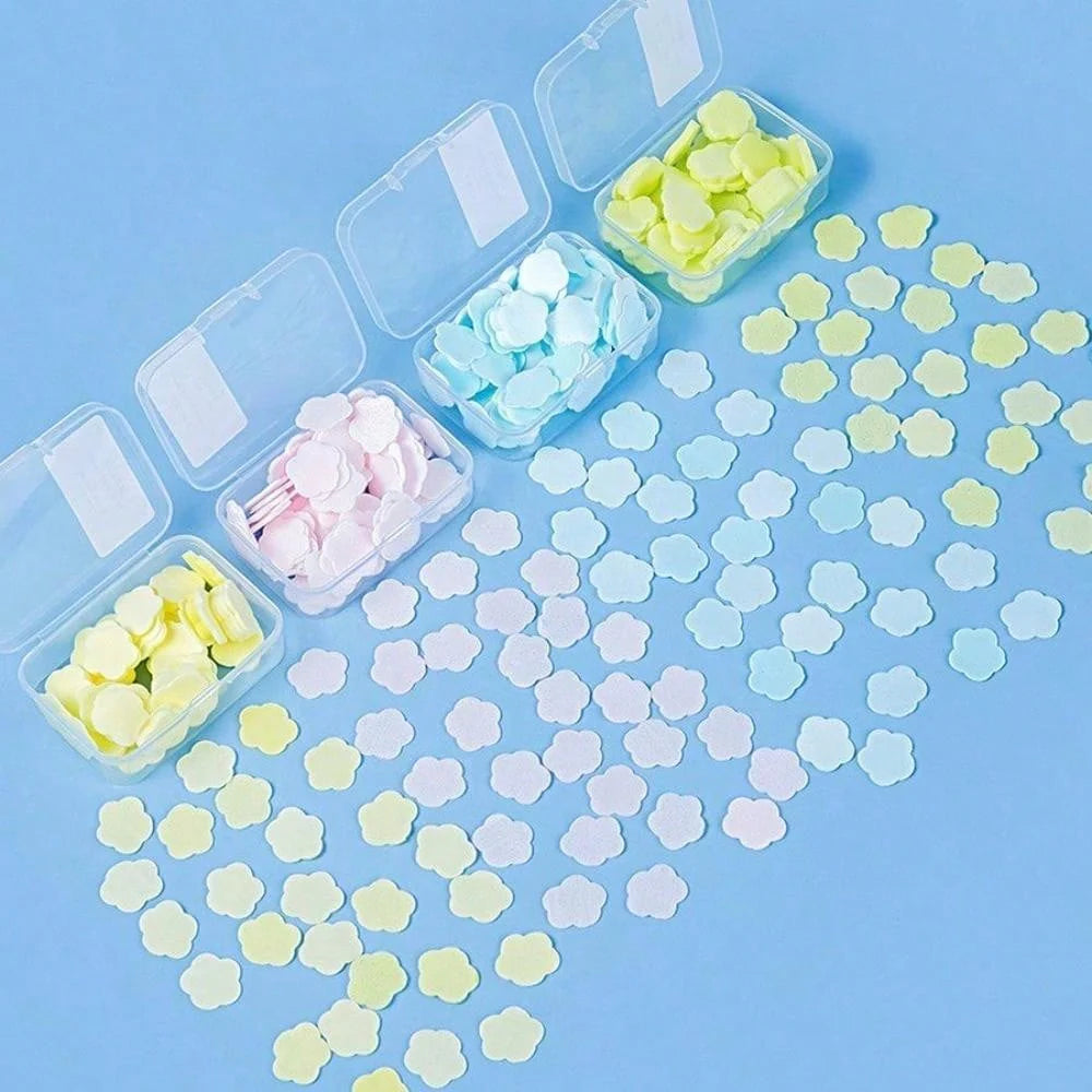 Portable Flower-Shaped Hand Sanitizer Wipes
