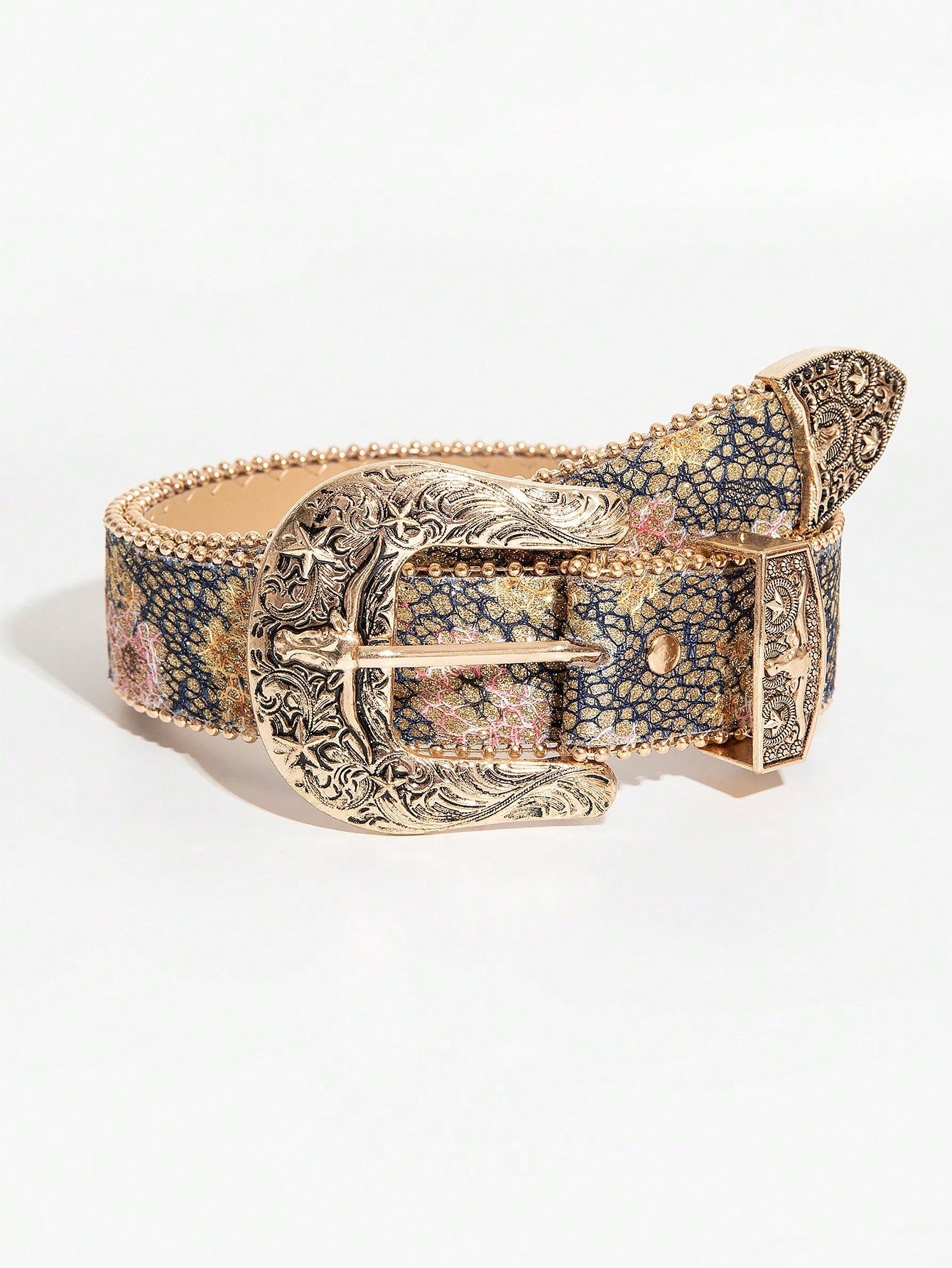 Vintage Western Bull & Dragon Belt