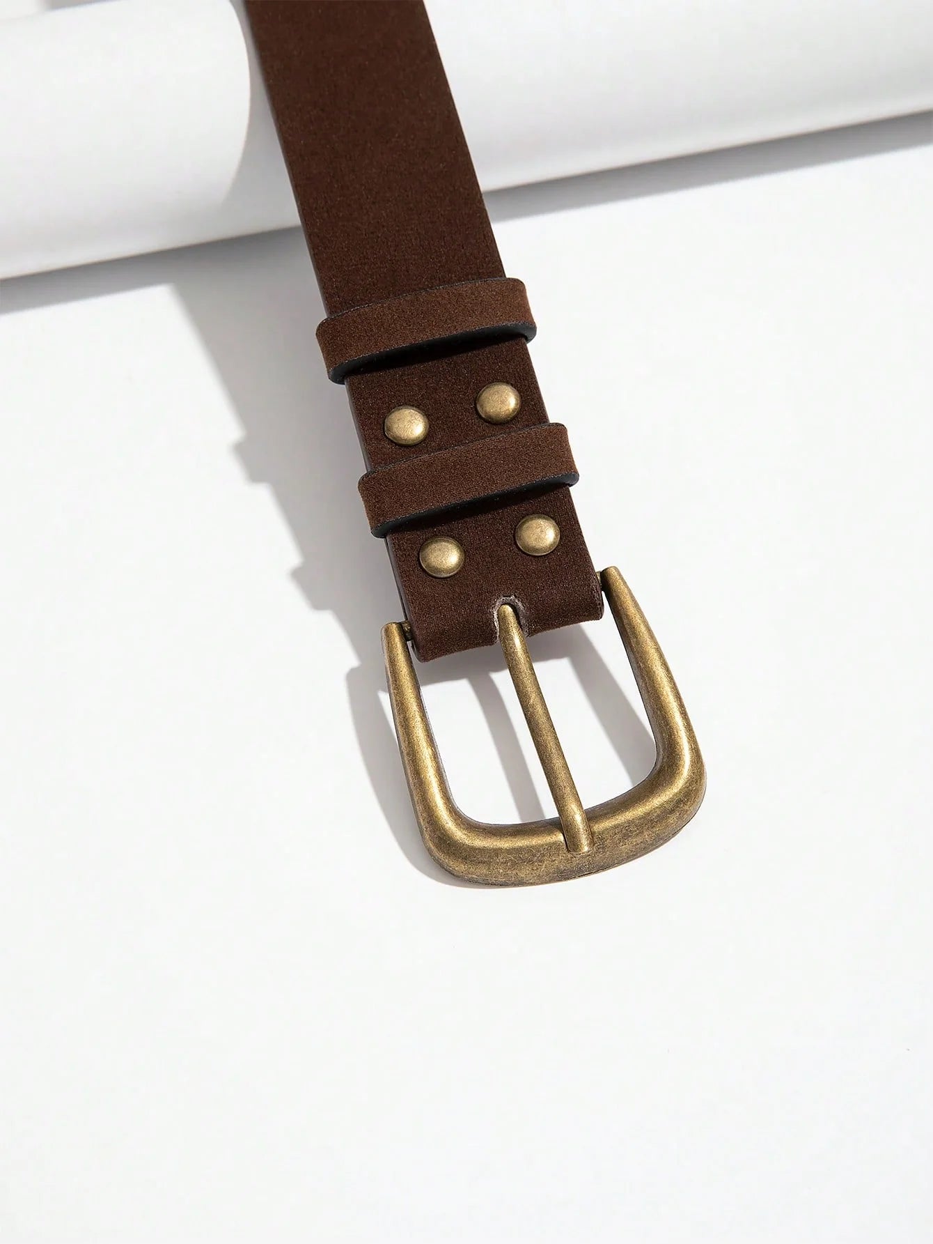 Women's Retro Square Buckle Belt