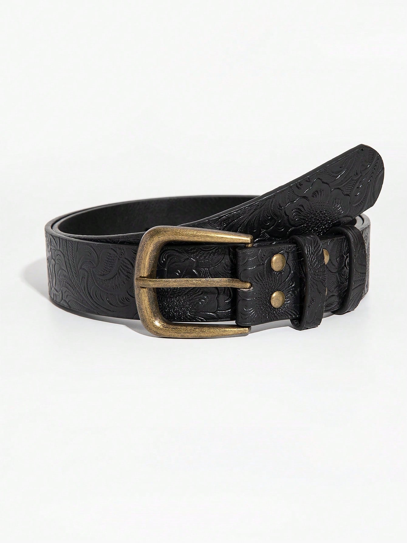 Vintage Square Buckle Belt