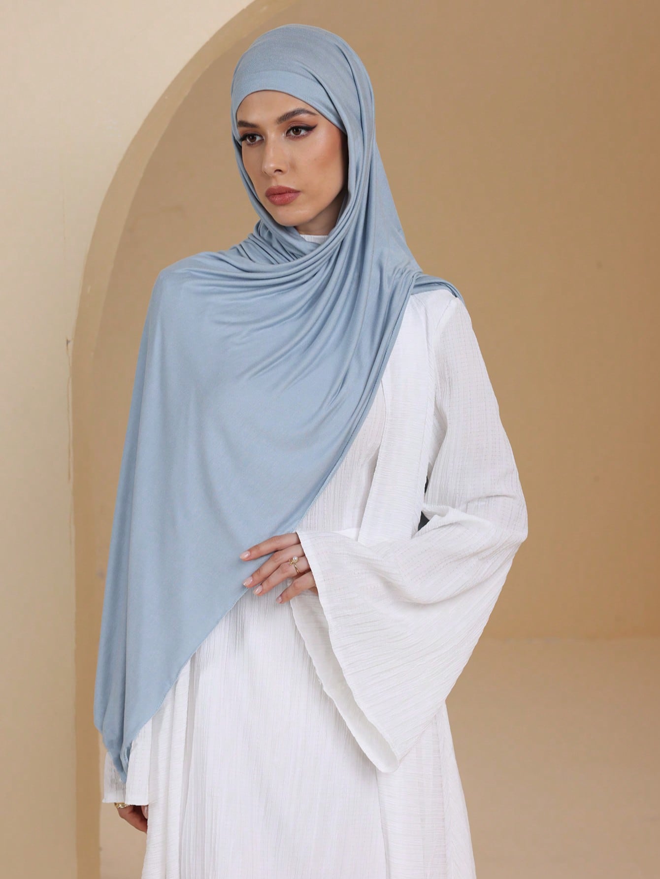 Soft Solid Color Jersey Hijab