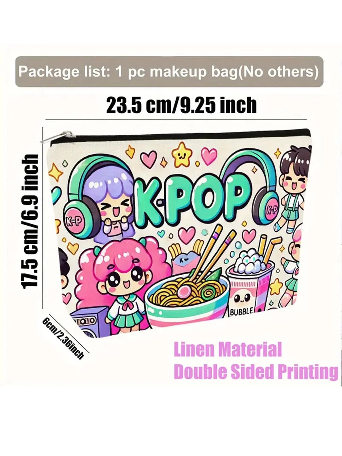 Kpop Foldable Cosmetic Travel Bag
