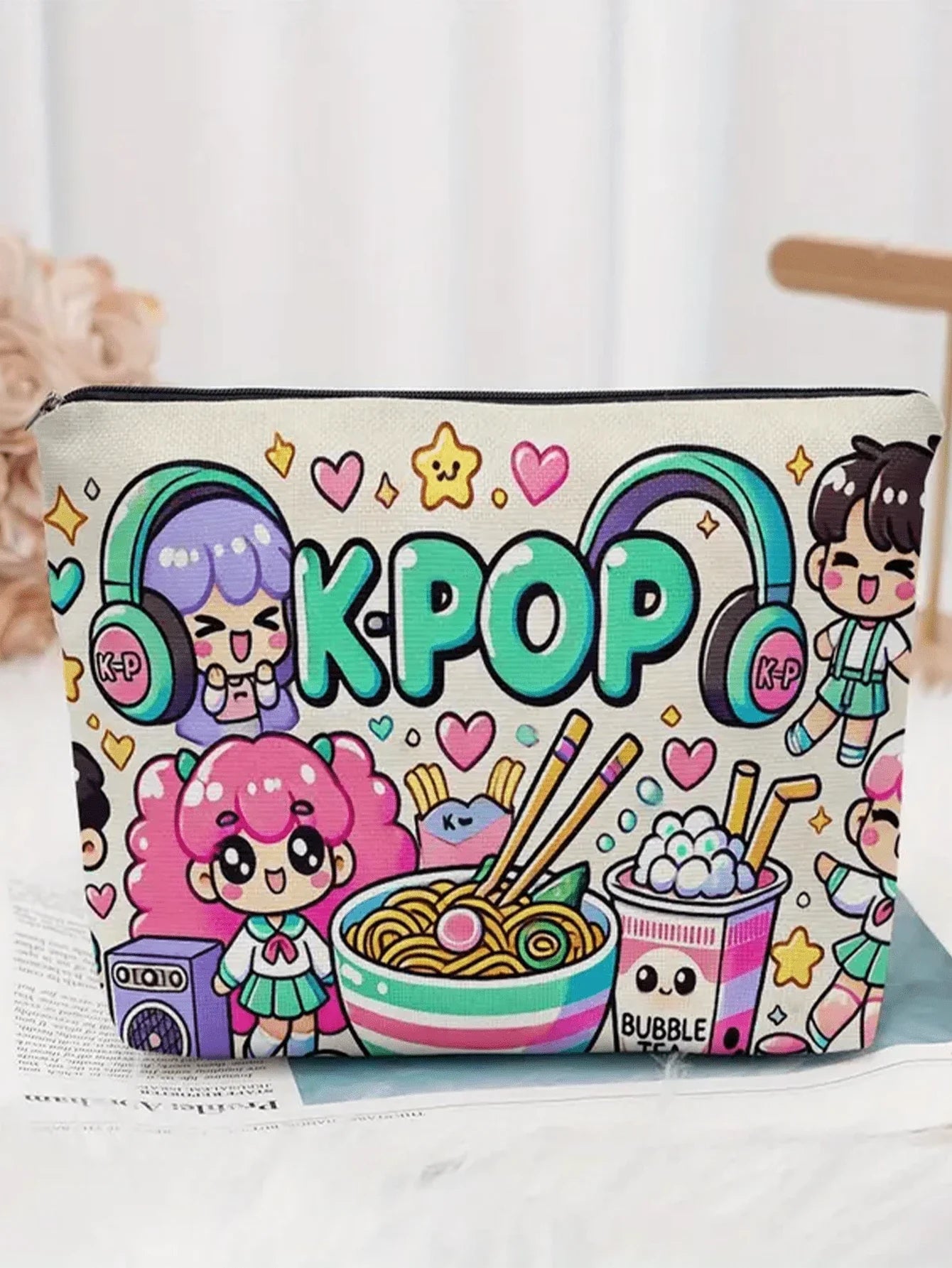 Kpop Foldable Cosmetic Travel Bag
