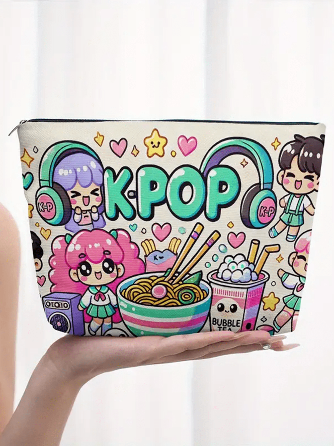 Kpop Foldable Cosmetic Travel Bag