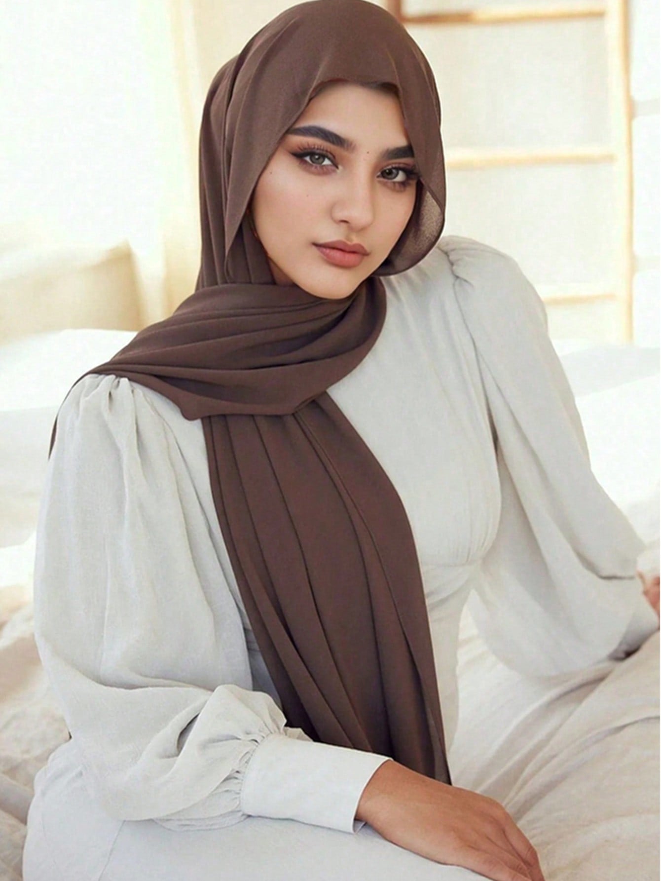 2PCS Women Turban Scarf Set
