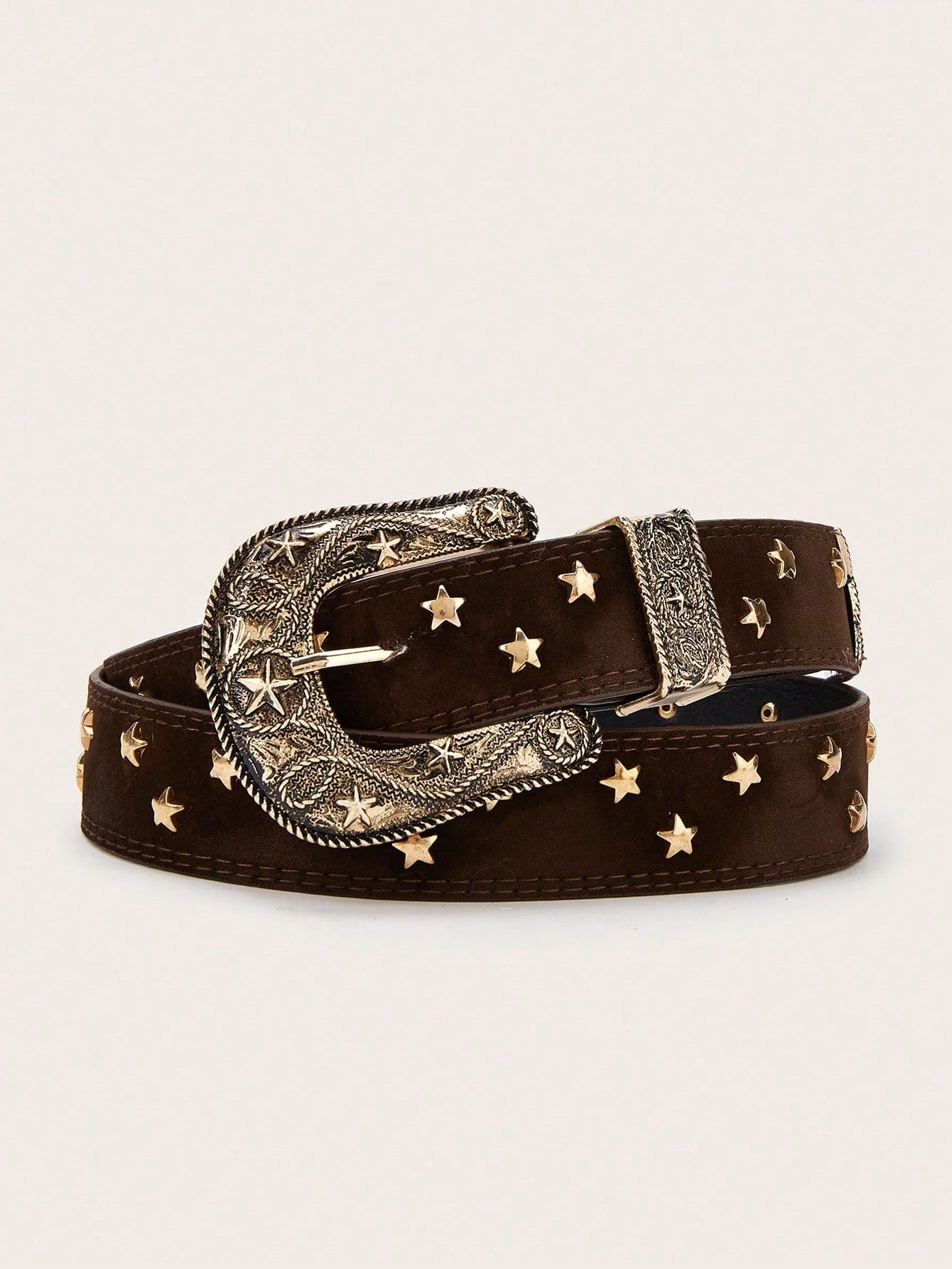 Multicolor Flower Embossed Belt