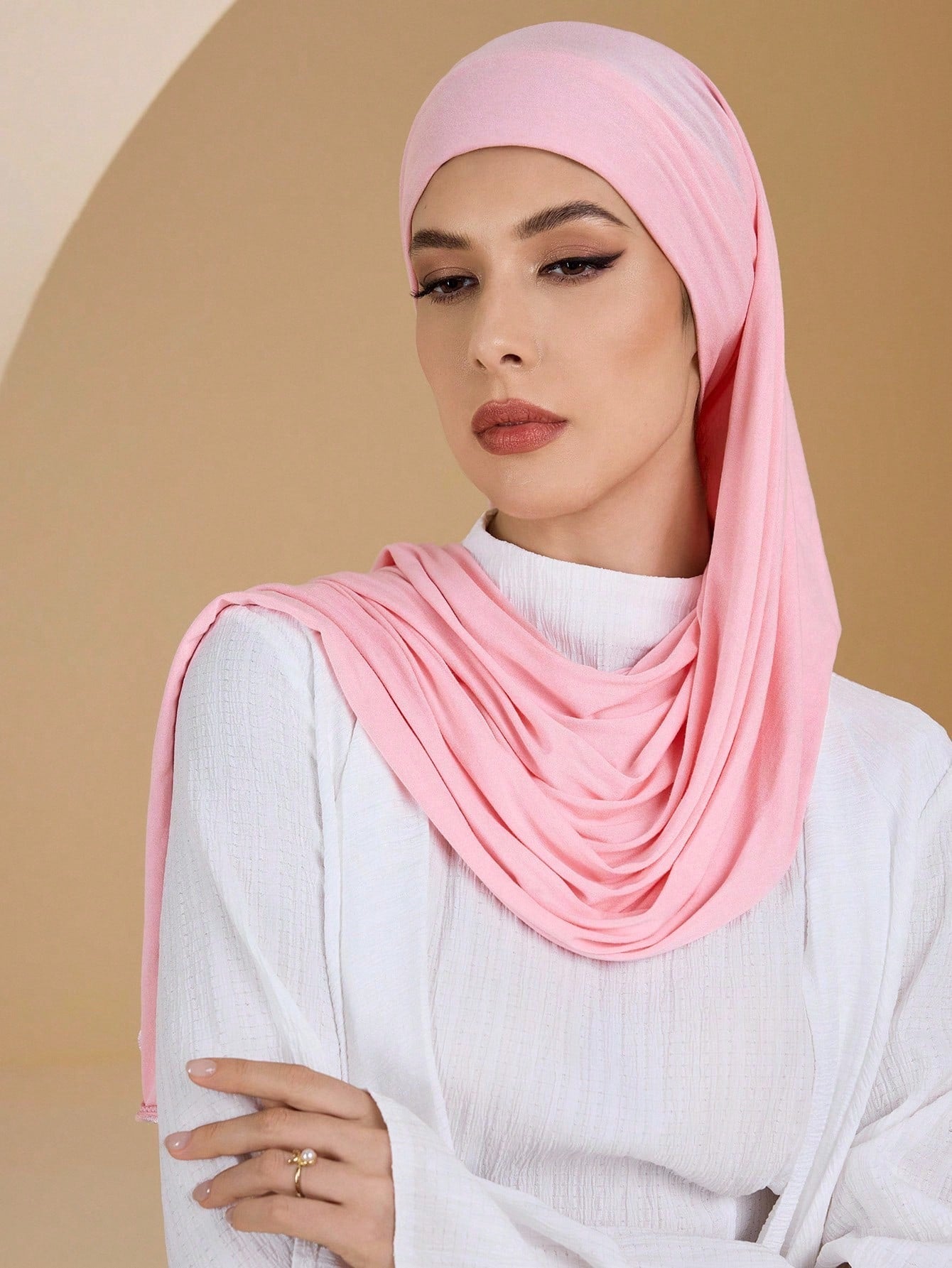 Soft Solid Color Jersey Hijab