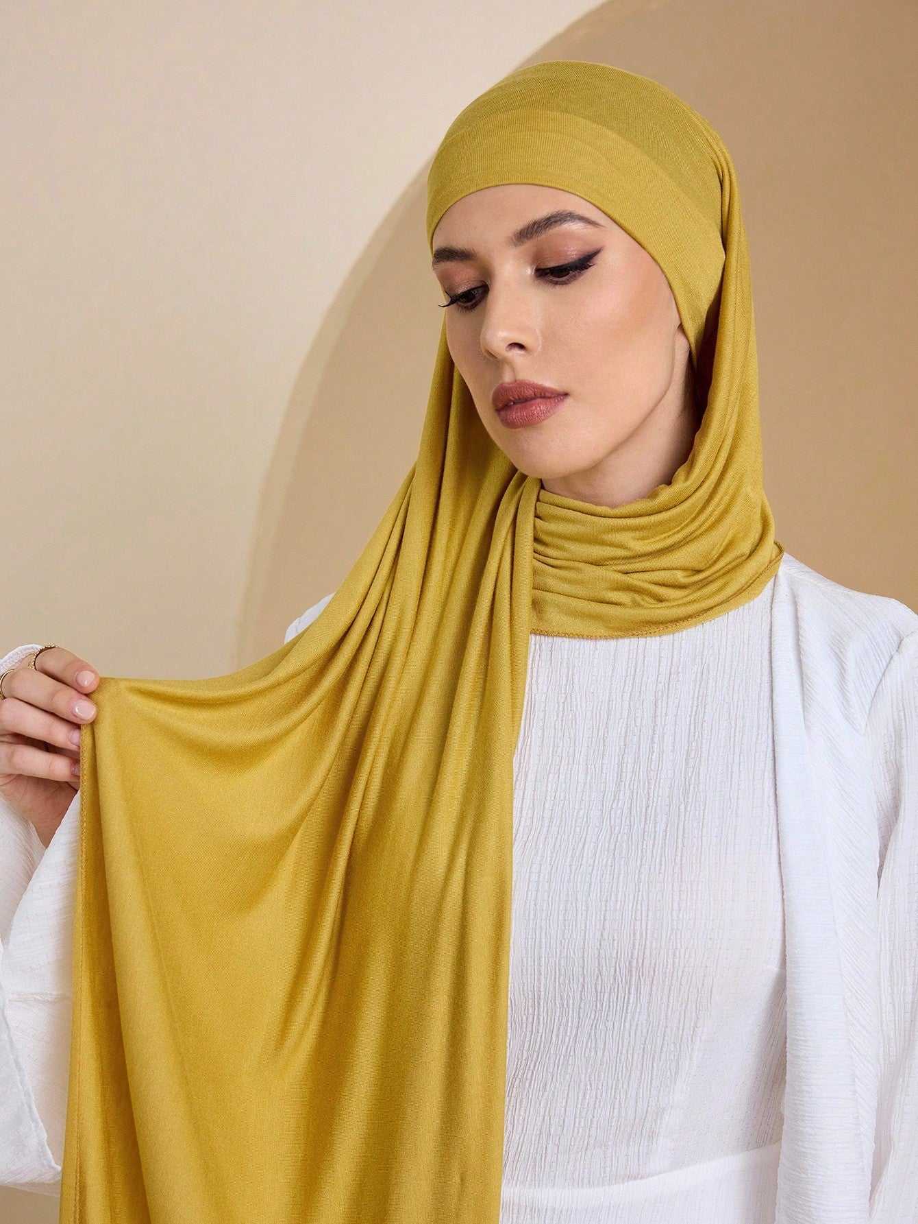 Soft Solid Color Jersey Hijab