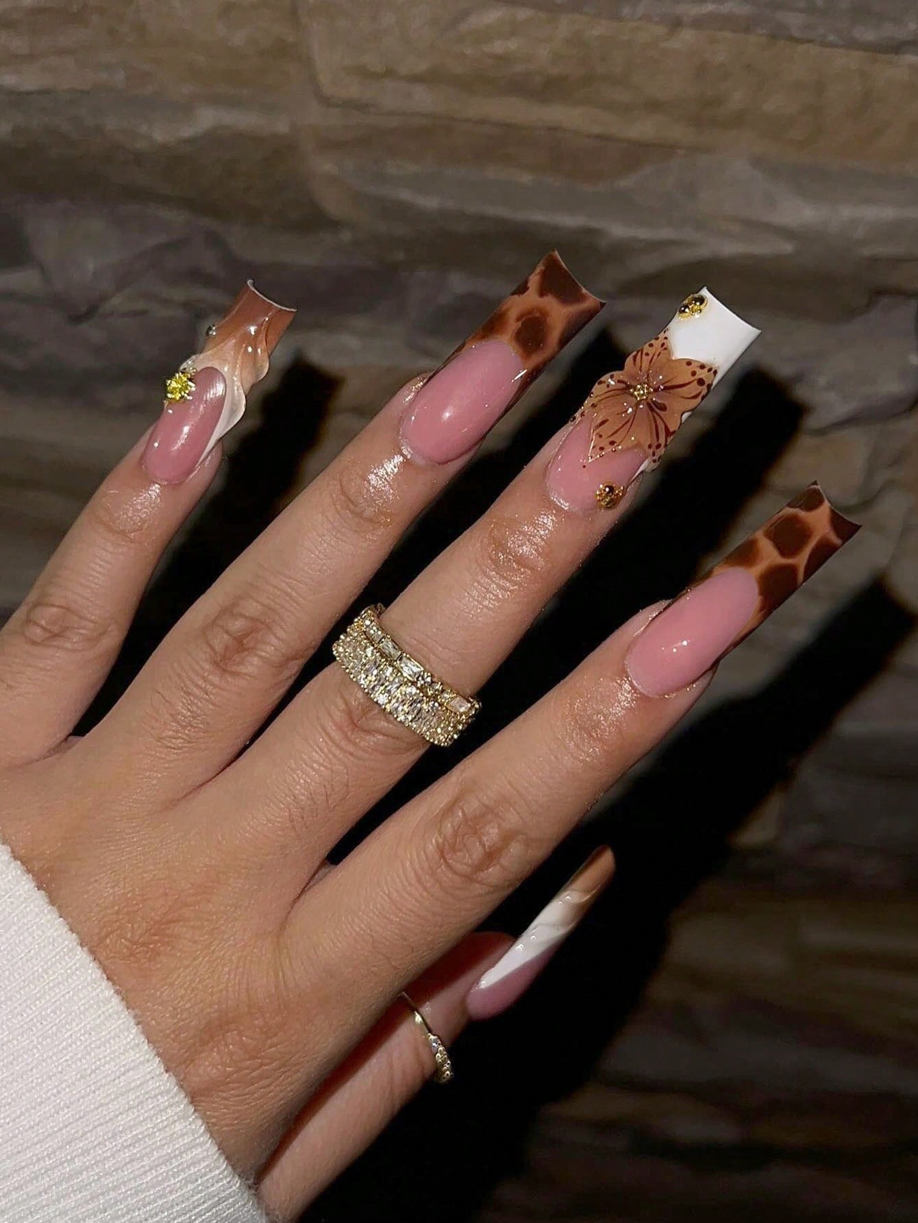 24pcs Luxury 3D Nail Stickers