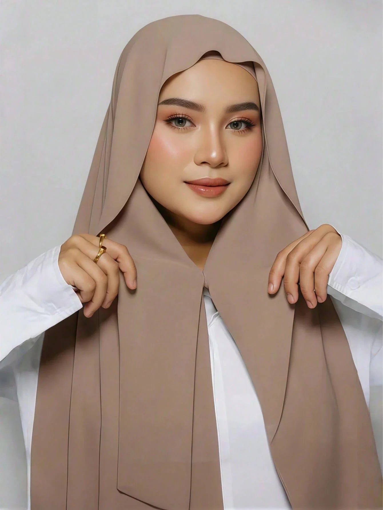 3-in-1 Instant Chiffon Hijab