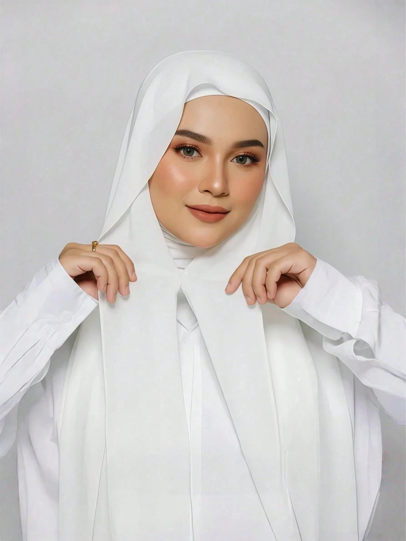3-in-1 Instant Chiffon Hijab