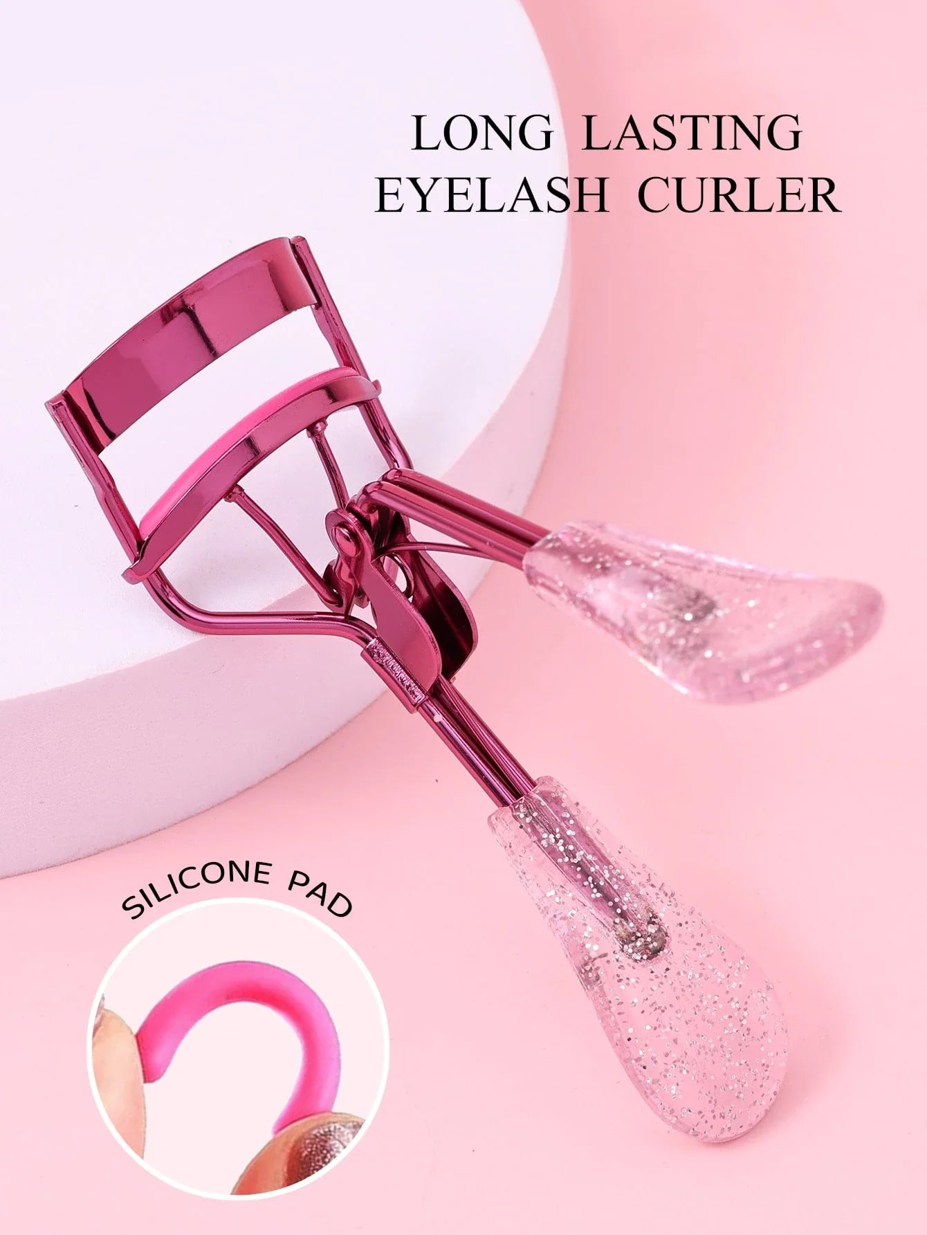 Stainless Steel Glitter Eyelash Curler