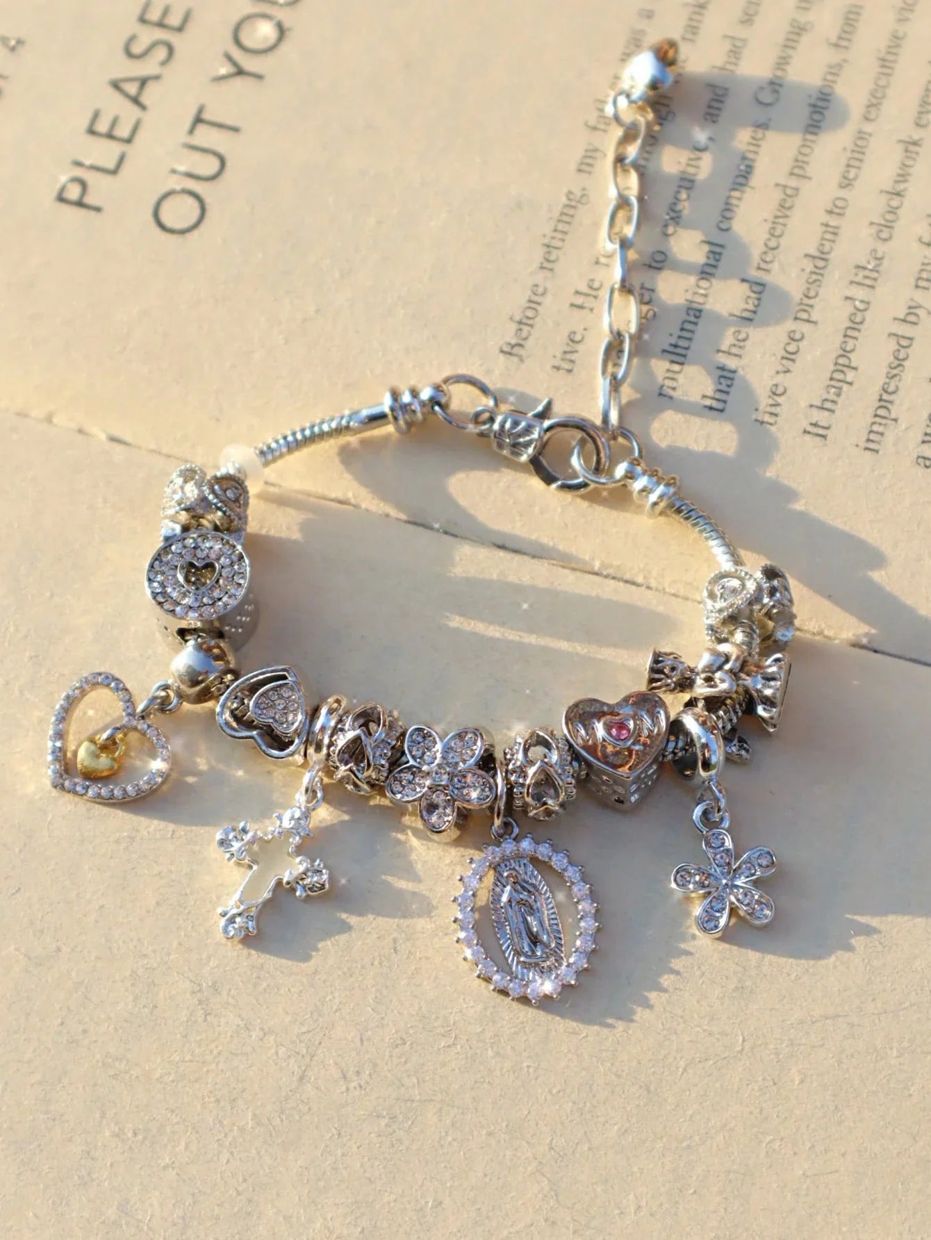 Women’s Charm Bracelet Set 4pcs
