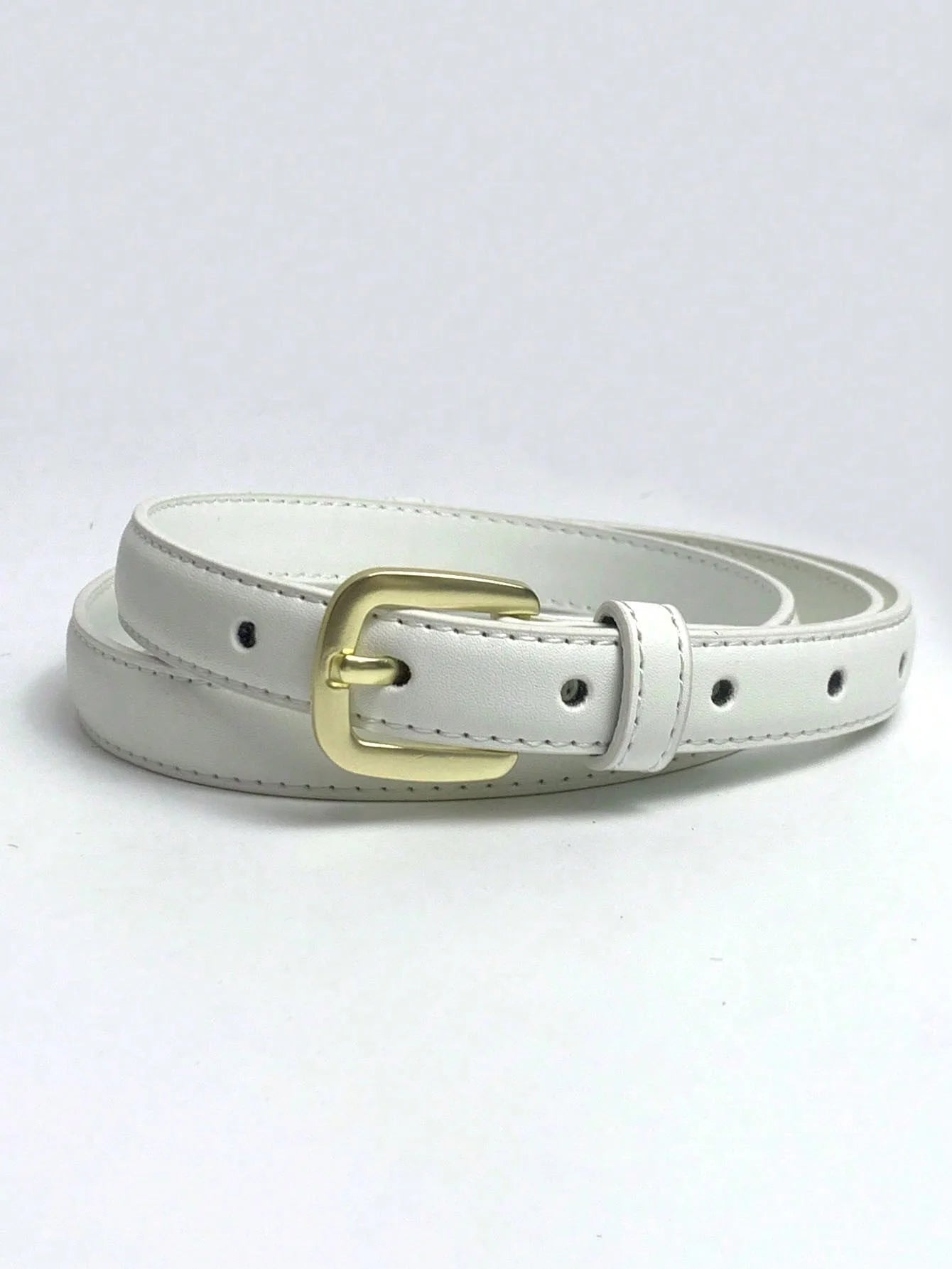 Minimalist PU Leather Belt Set