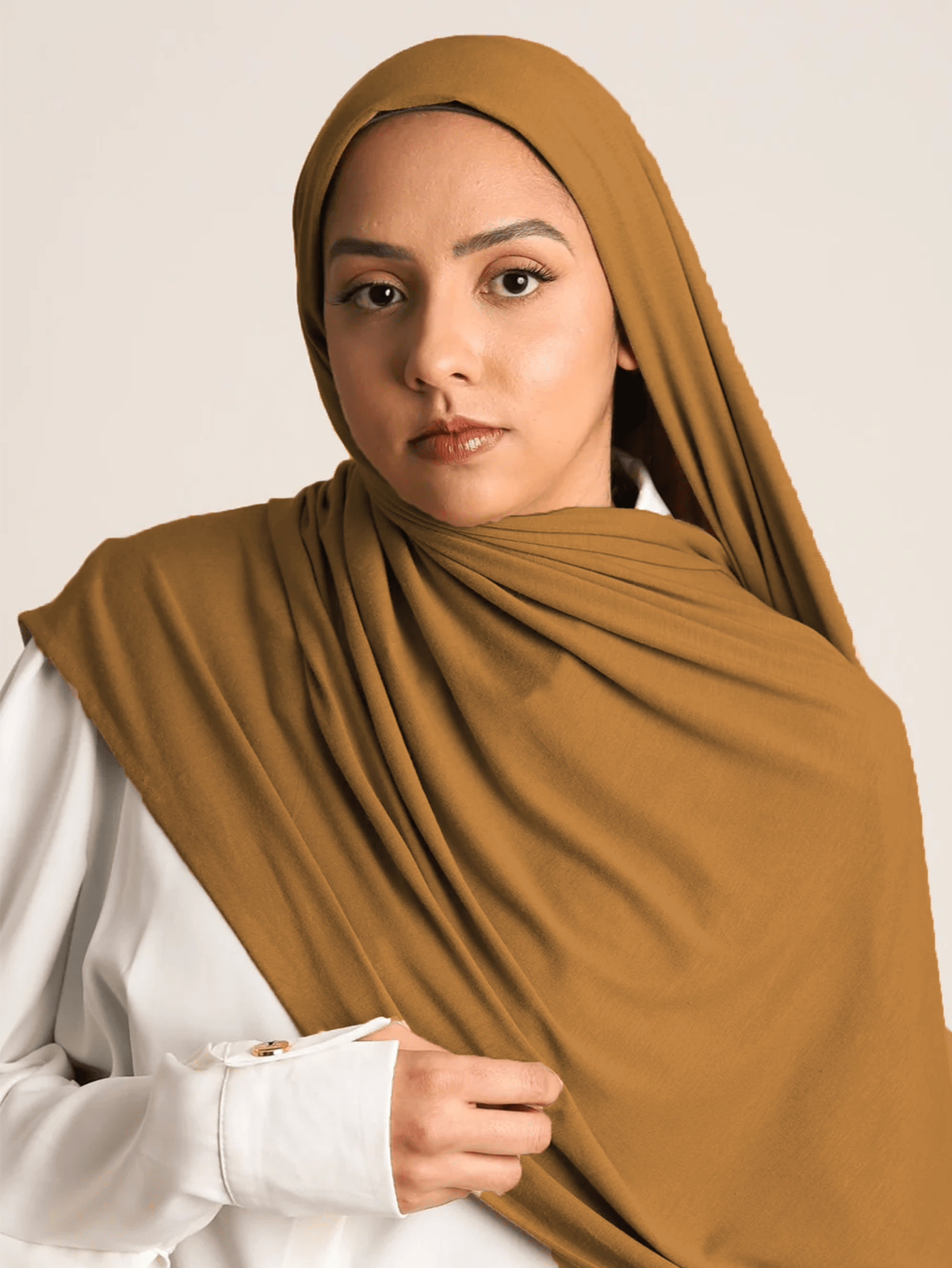 Plus Size Knitted Headscarf Shawl