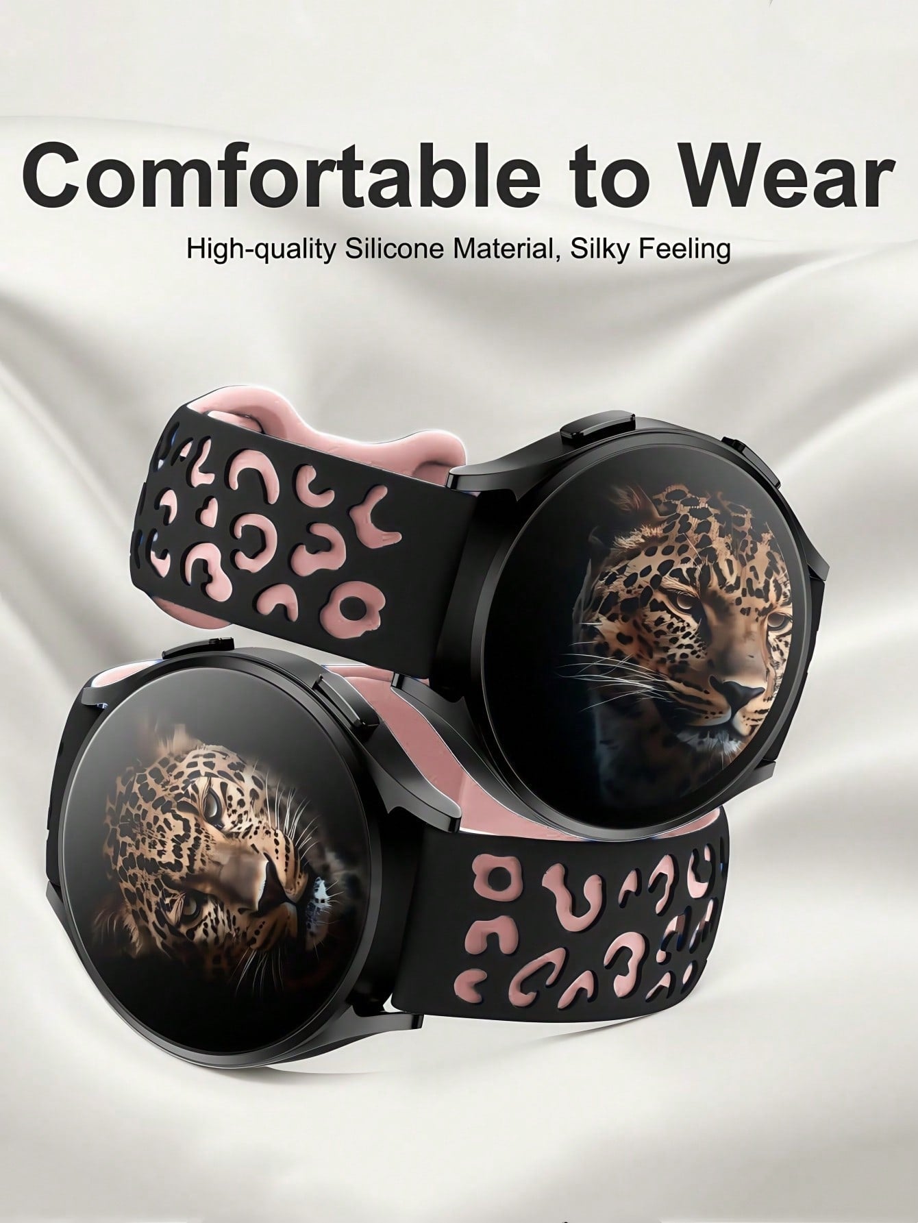 Floral Silicone Samsung Watch Band