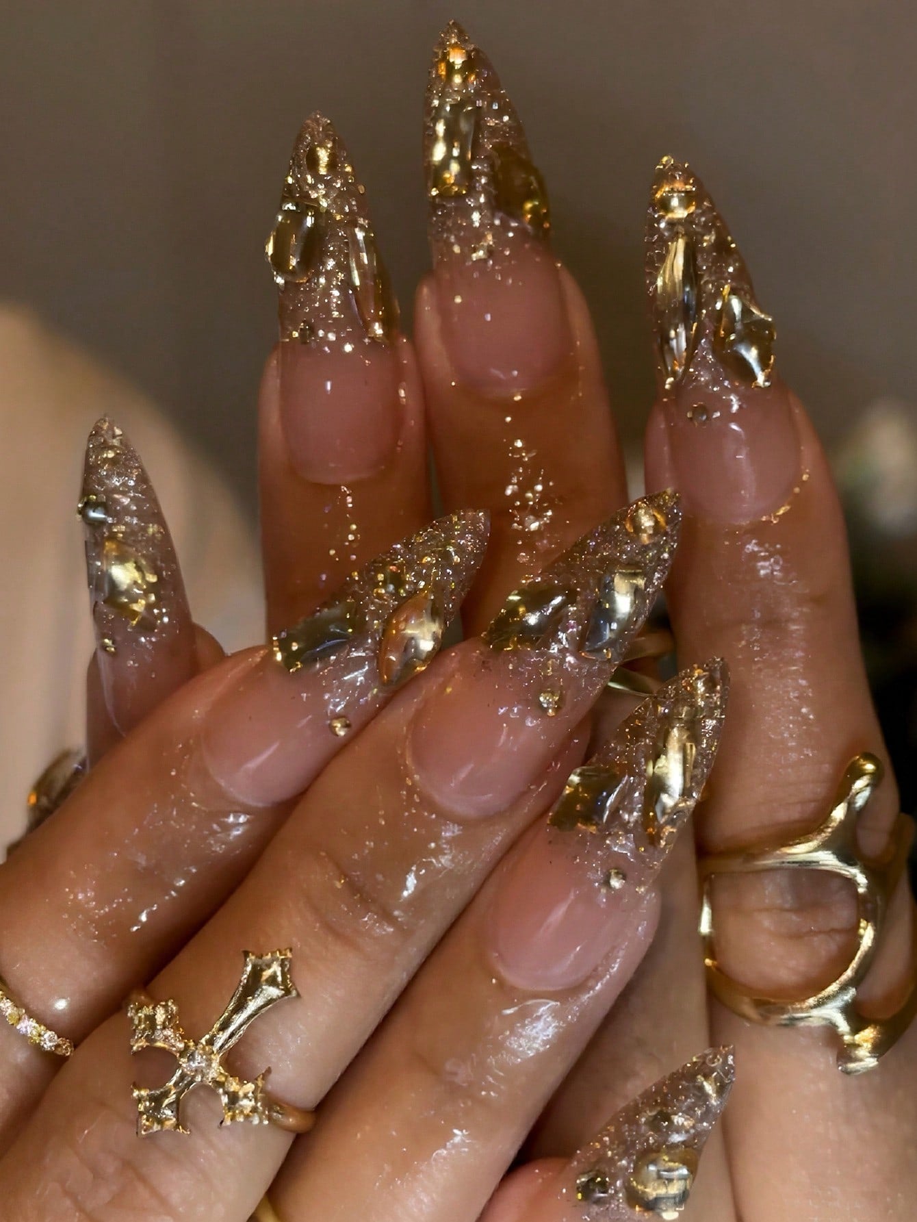 24pcs Luxury 3D Nail Stickers