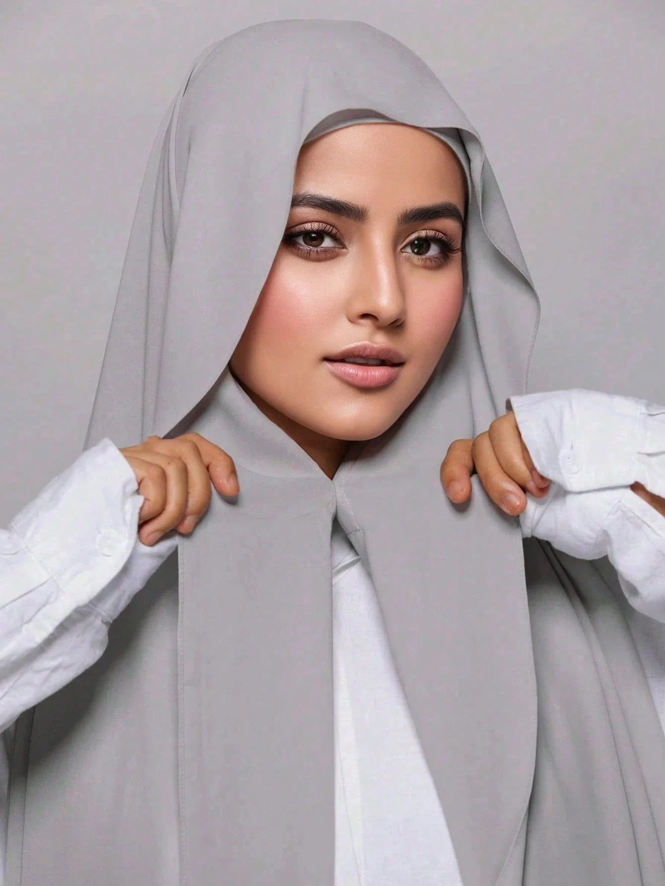 FADZOYLE Magnetic Chiffon Instant Hijab
