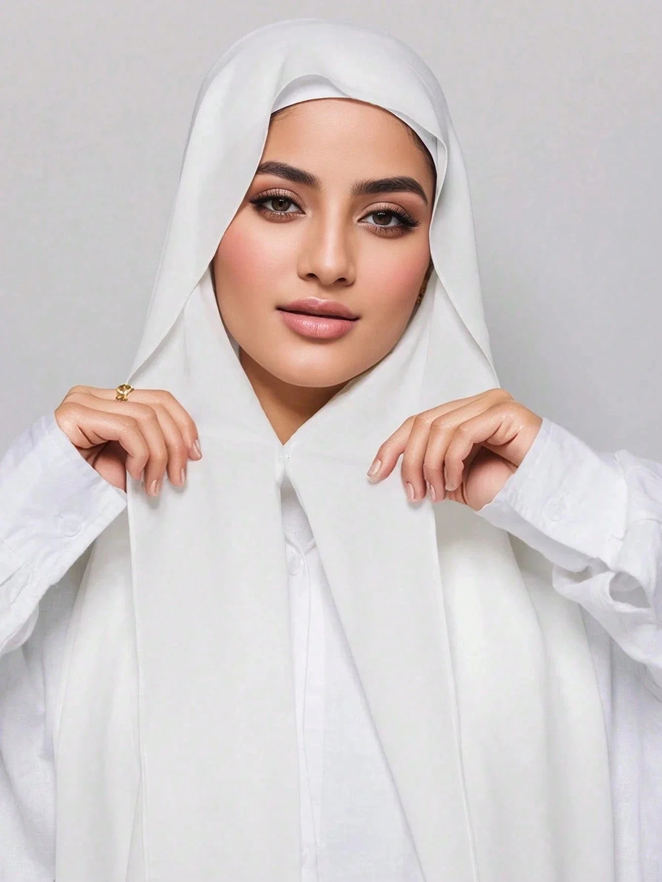 FADZOYLE Magnetic Chiffon Instant Hijab