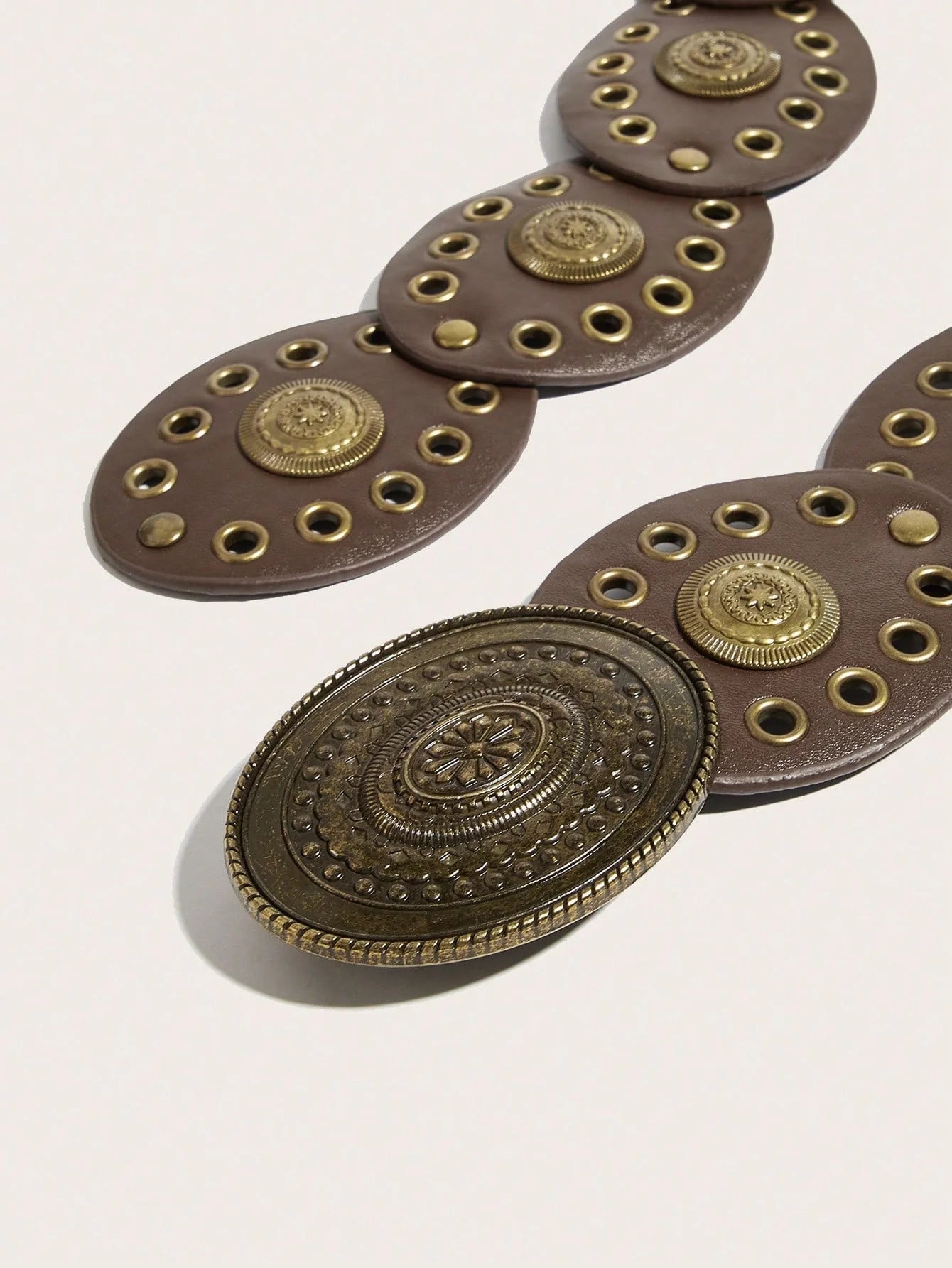 Western Retro Riveted Belt Accessory