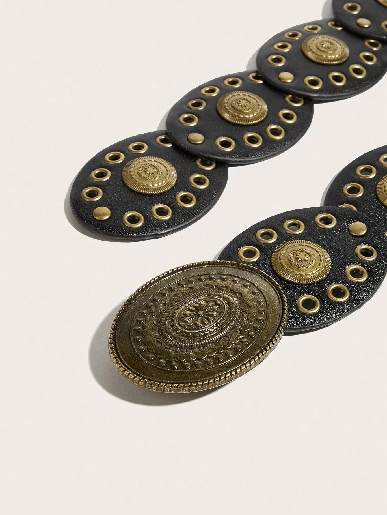 Western Retro Riveted Belt Accessory