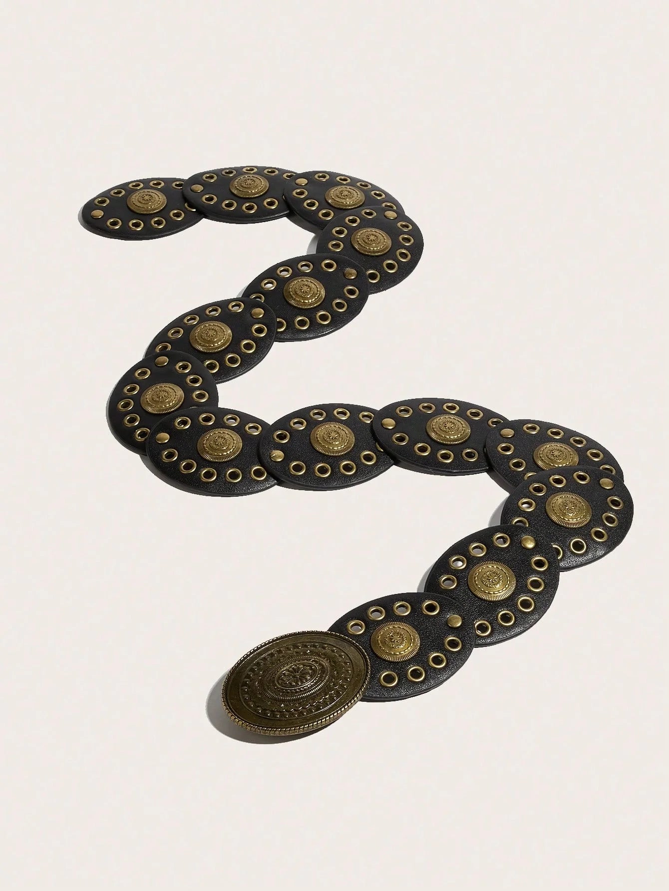 Western Retro Riveted Belt Accessory