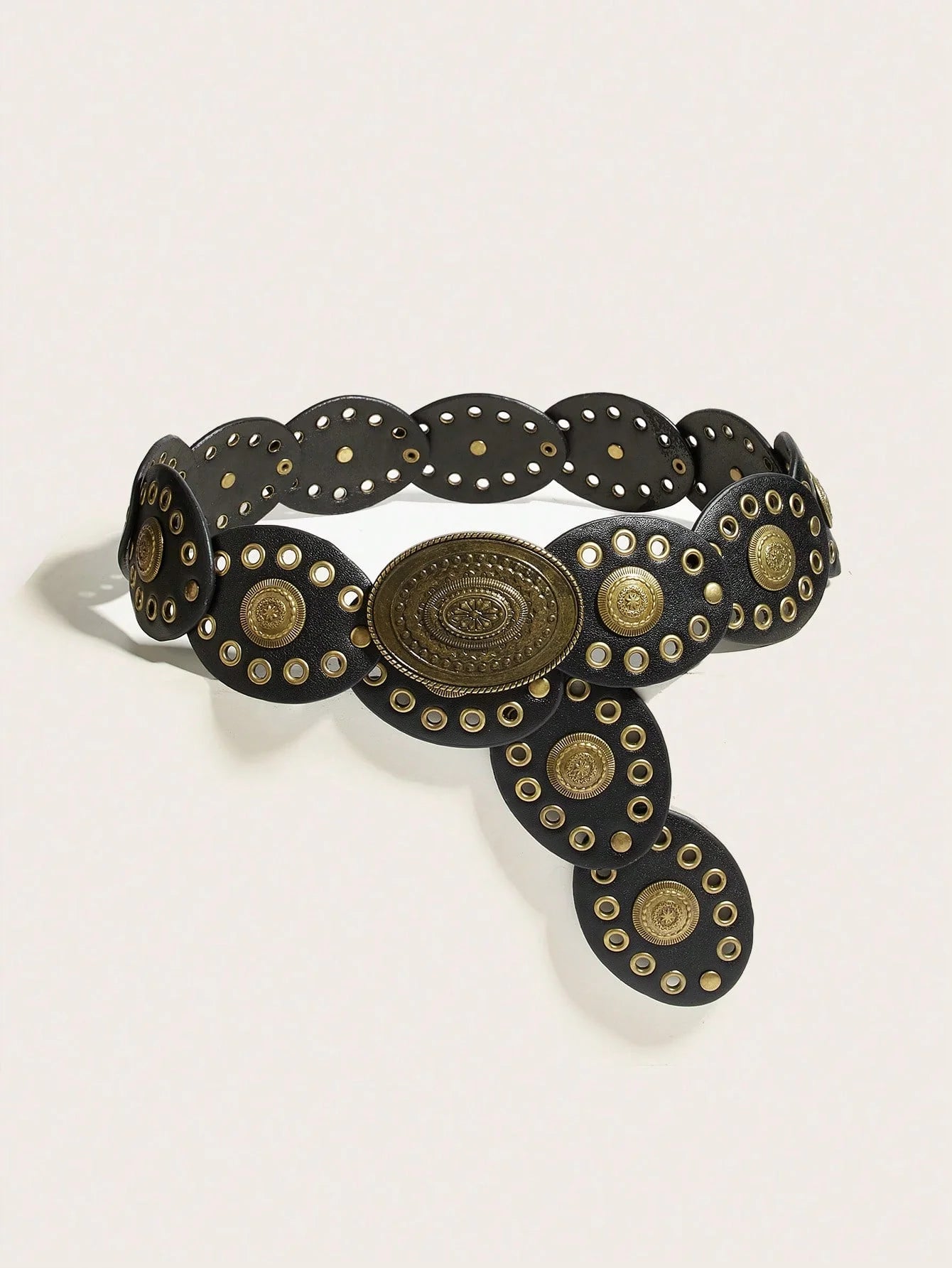 Western Retro Riveted Belt Accessory