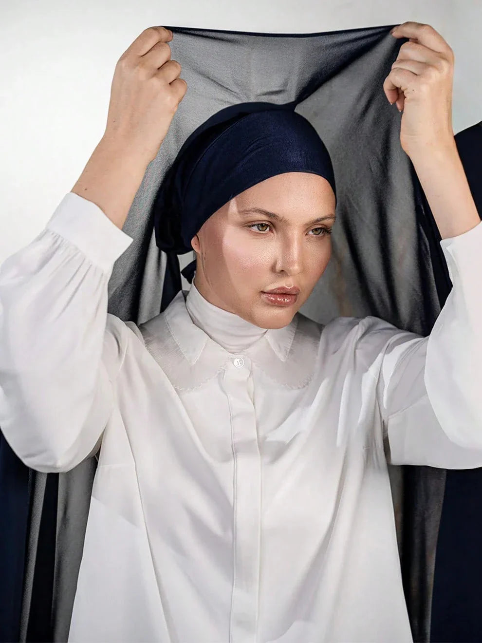 3-in-1 Instant Chiffon Hijab