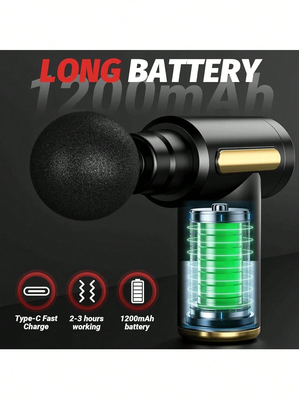 Portable Deep Tissue Massage Gun