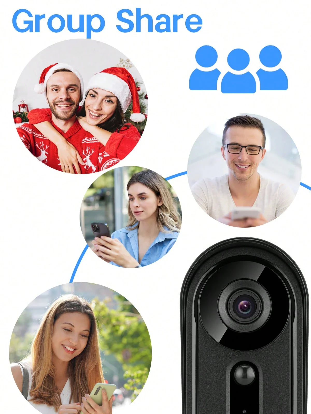 Wireless Smart Video Doorbell Camera