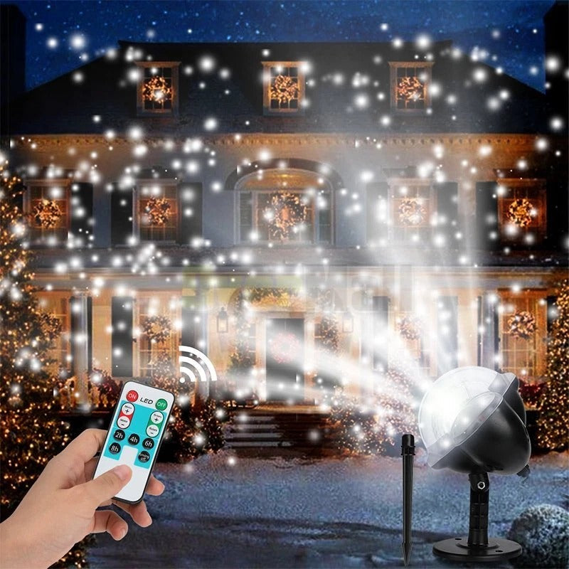 Outdoor LED Snowflake Projector Light