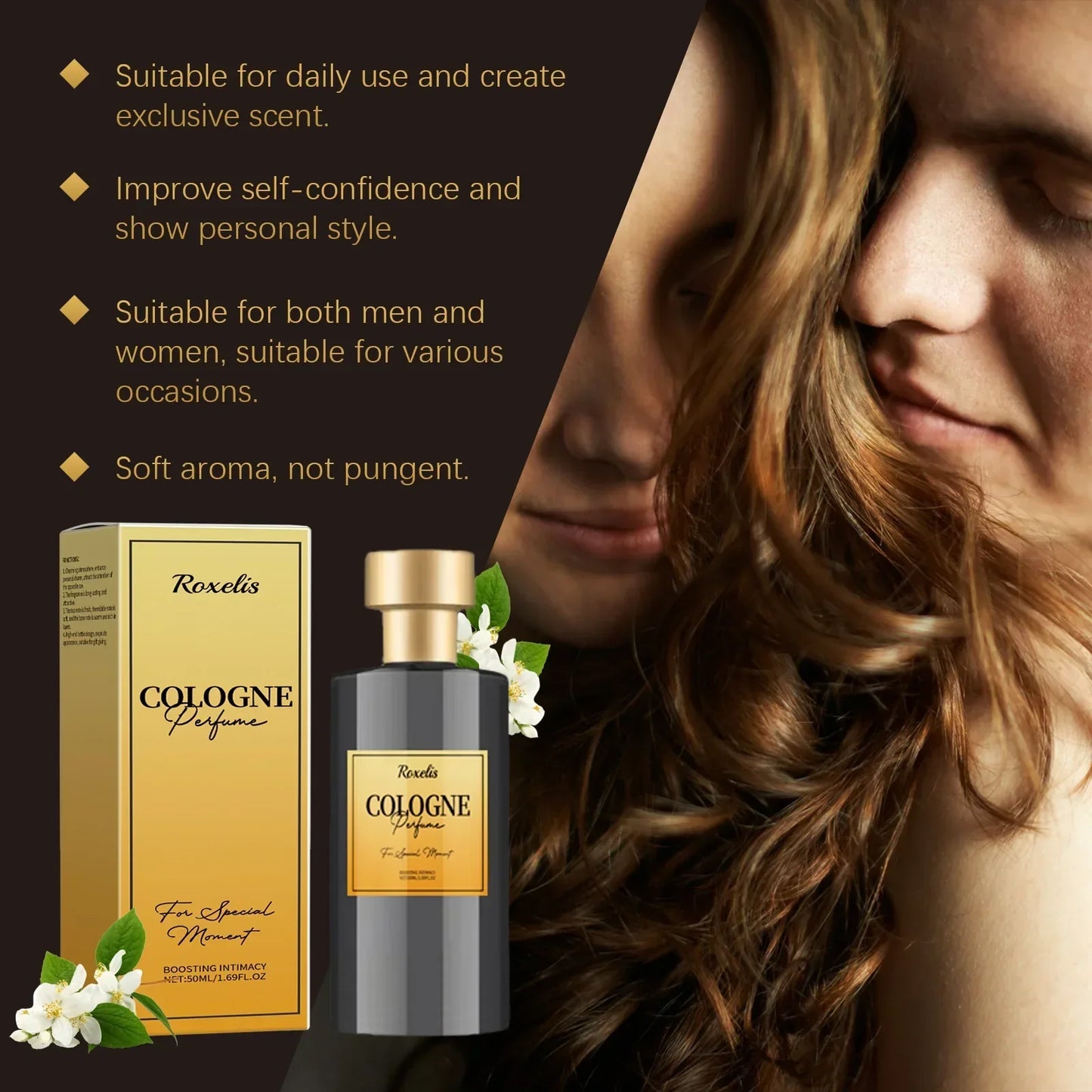 Roxelis 50ML Pheromone Cologne | Fresh & Charming Scent
