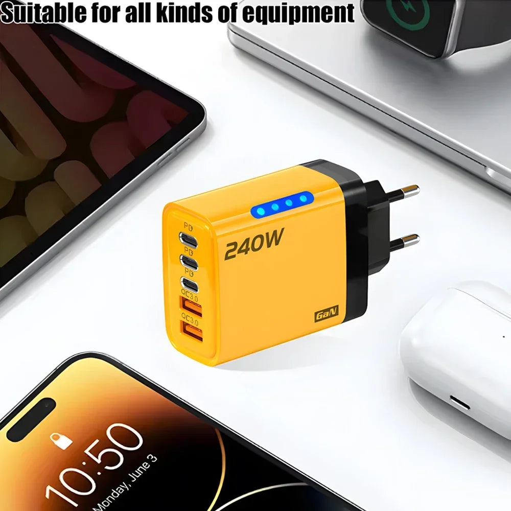 5-Port USB-C PD Charger