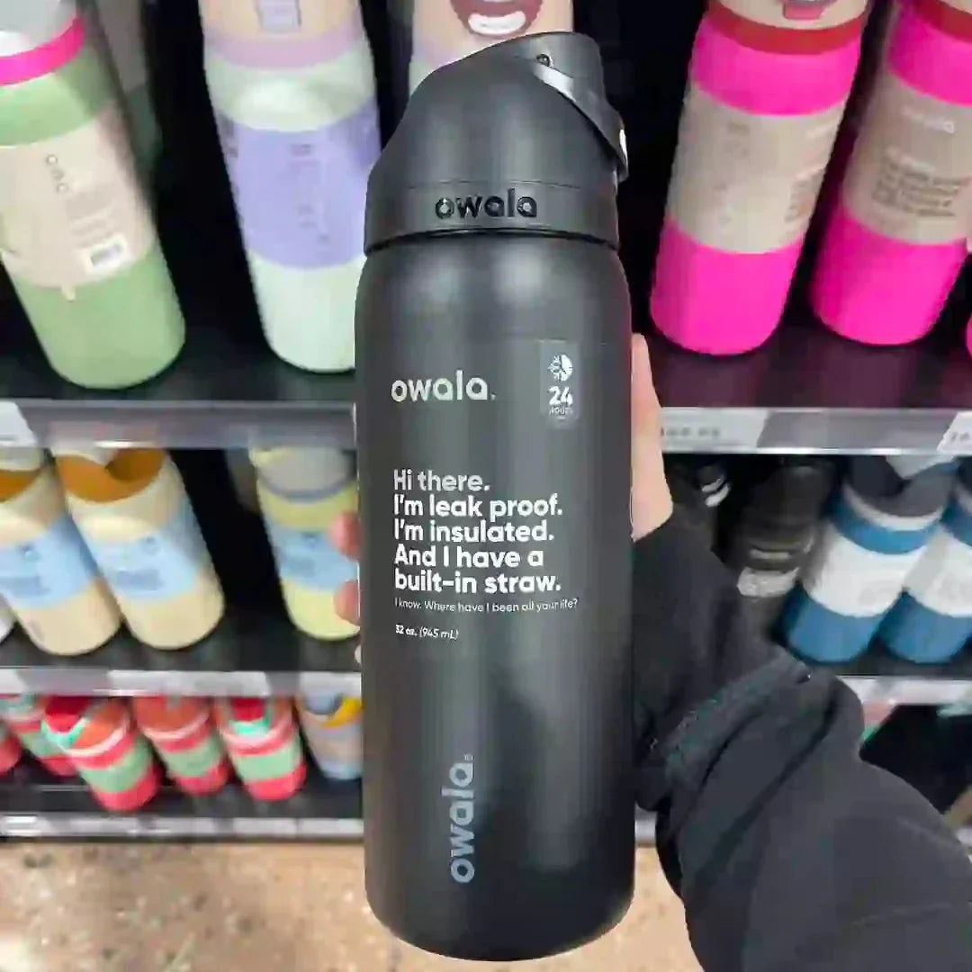 Owala FreeSip Smell The Rosé water bottle