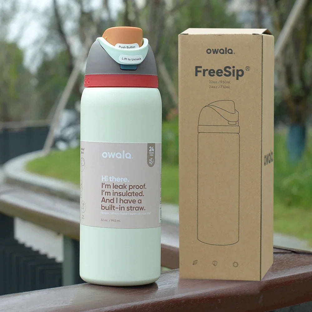 Owala FreeSip Avocado Green Bottle