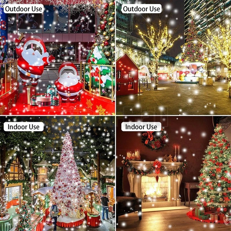 Outdoor LED Snowflake Projector Light
