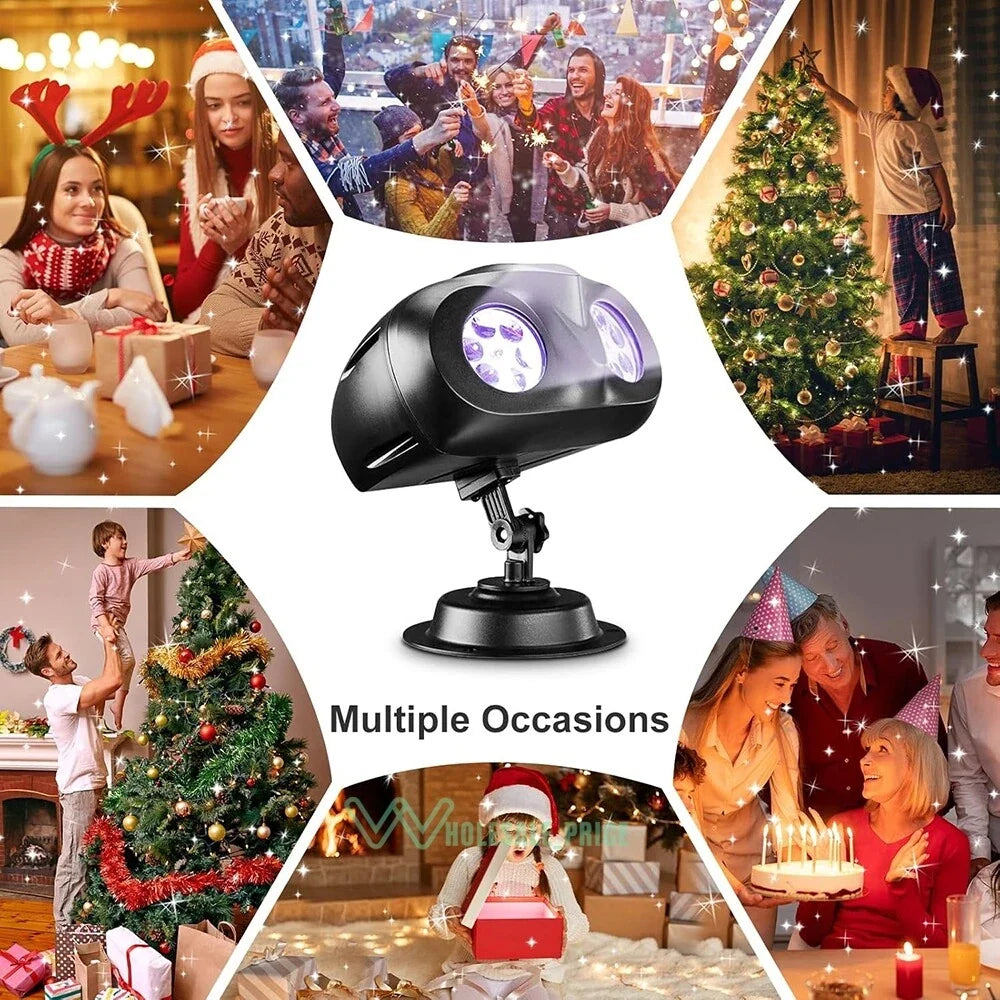 Outdoor LED Snowflake Projector Light