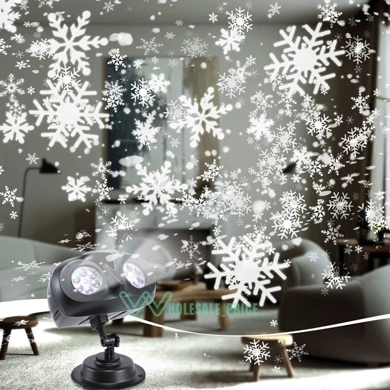 Outdoor LED Snowflake Projector Light