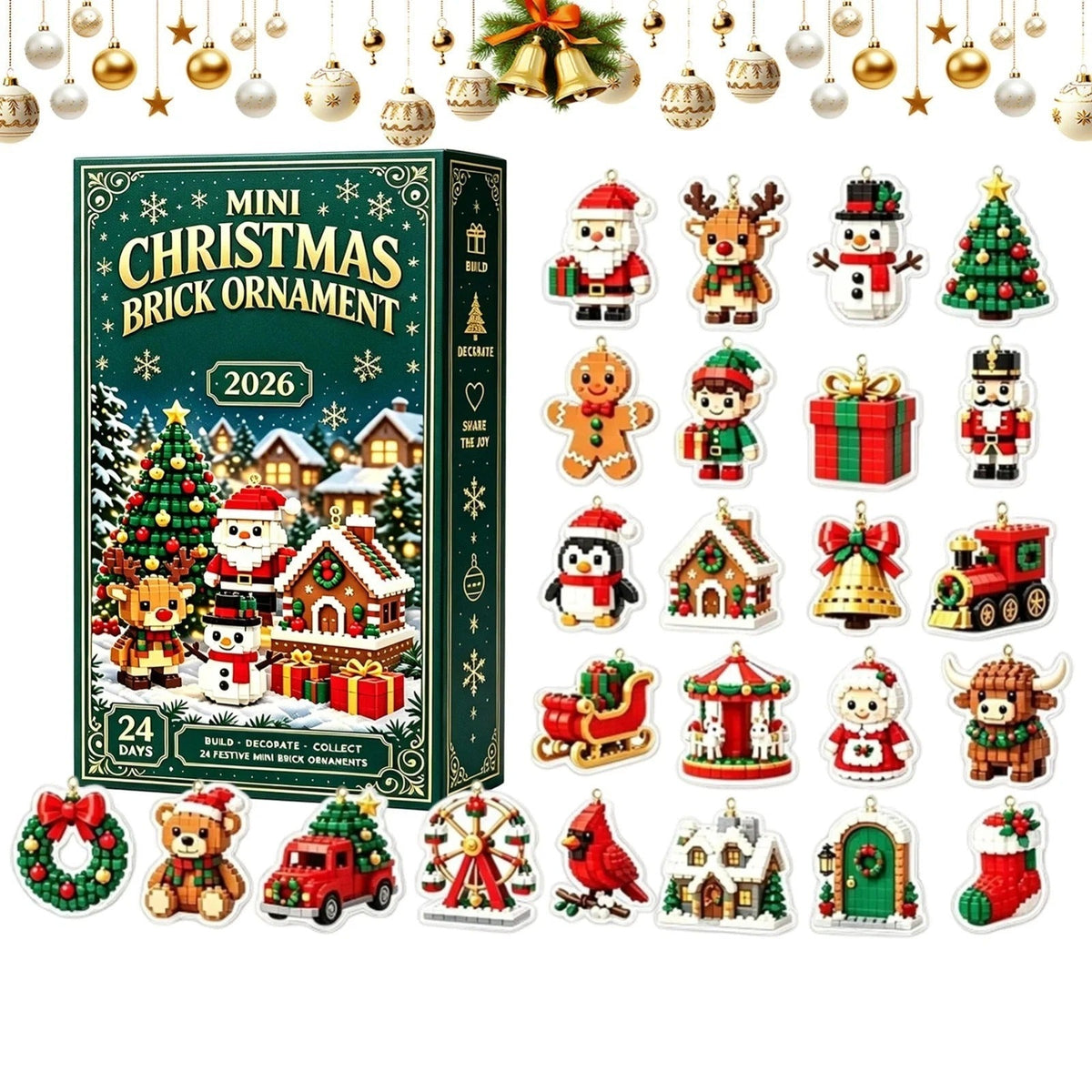 Mini Christmas Brick Advent Calendar 2026