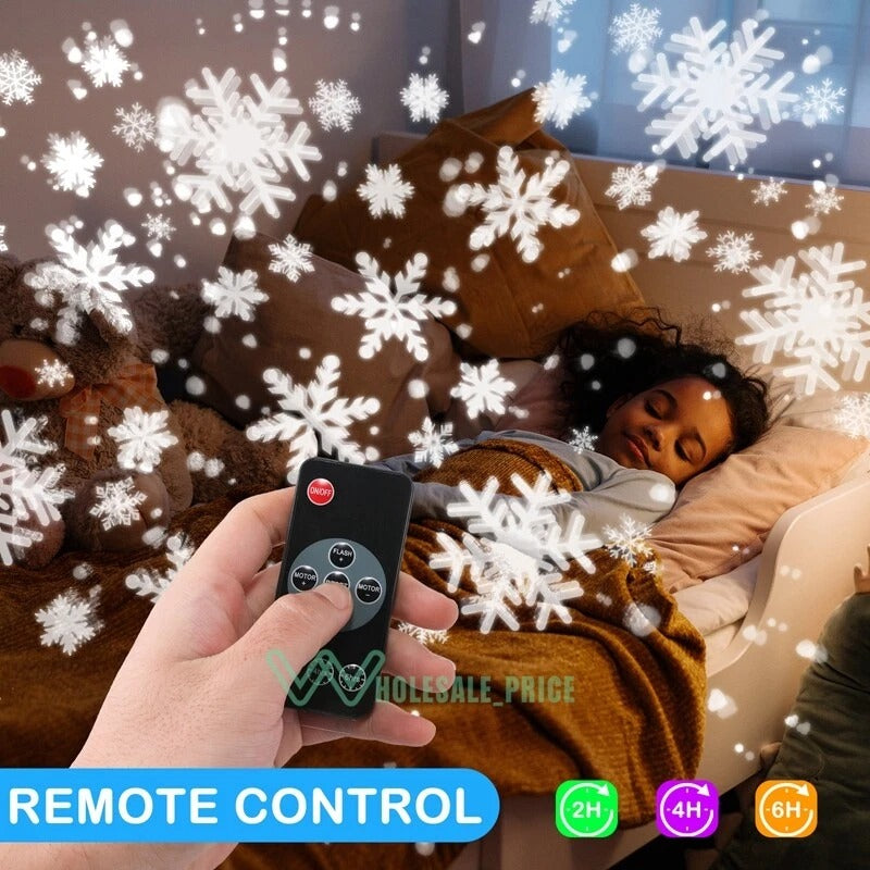 Outdoor LED Snowflake Projector Light